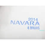 ชายบันได สคัทเพท สแตนเลสอย่างดี NAVARA 4 ประตู 2014 NISSAN นิสสันนาวาร่า 4014 v.1